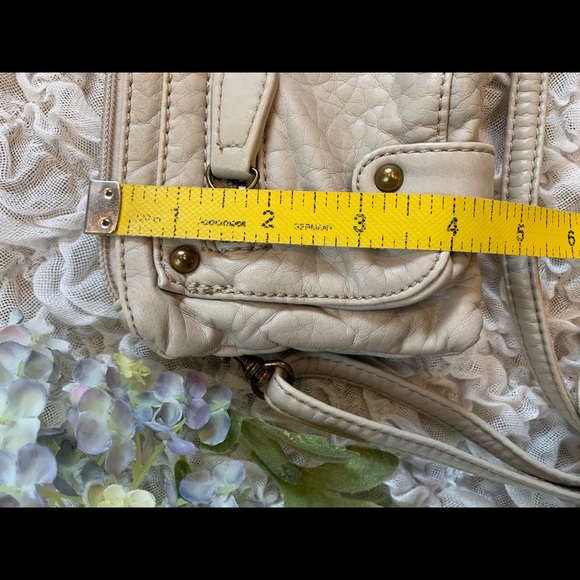 Crossbody Organizer Shoulder Bag Purse Wristlet Clutch Khaki Cream - Picture 4 of 9